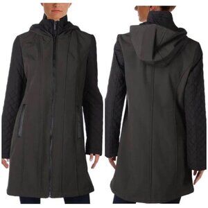 Michael kors hooded anorak trench coat/jacket rain repellent Small
